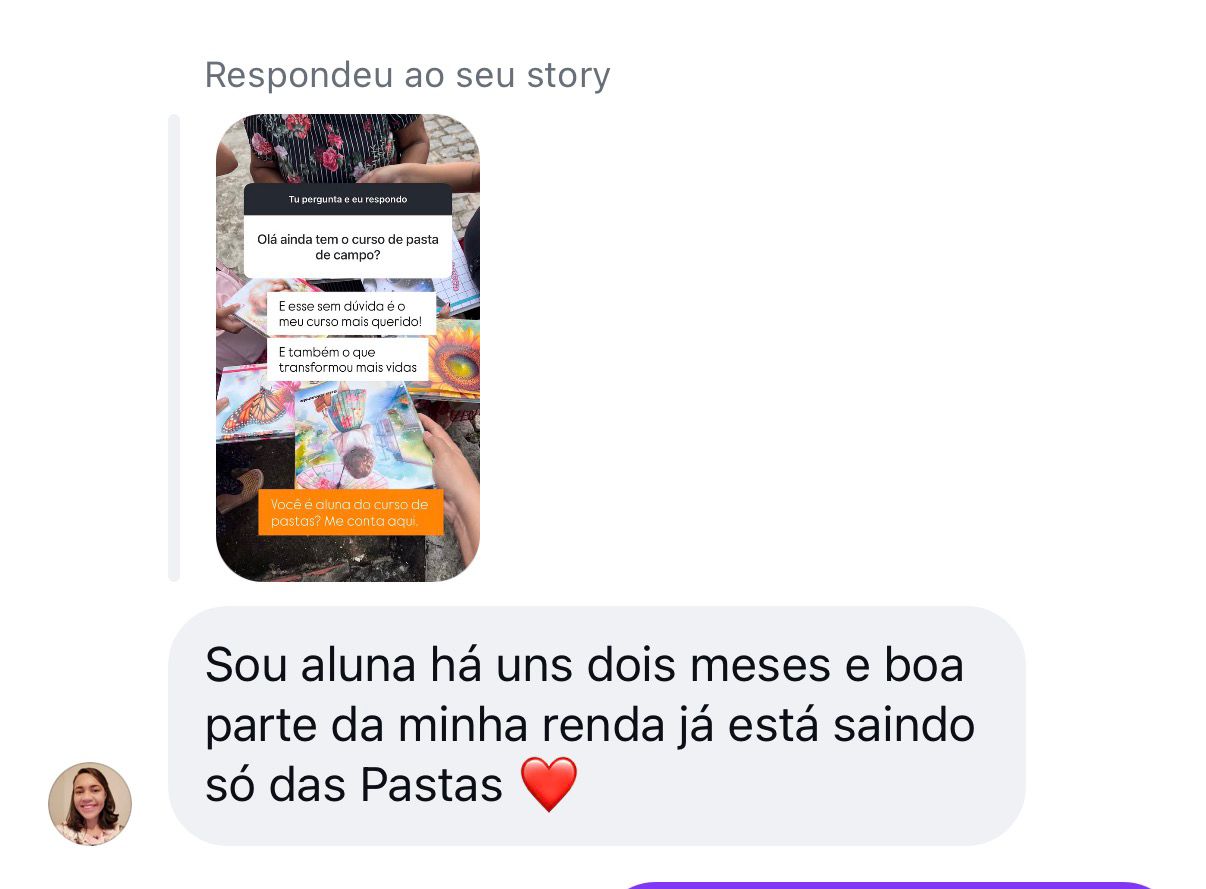 Depoimento de aluna do PCP 3
